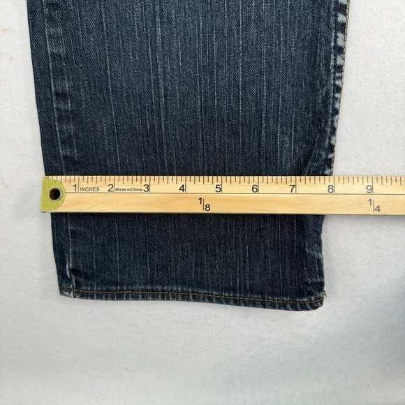 Silver Bootcut Flare Julia Jeans Womens Size 29X32 Dark Wash Mid Rise - Picture 13 of 14